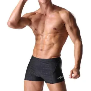 Sexy Beach Swimming Quick Drying Waterproof Crocodile Skin Trunks for Men