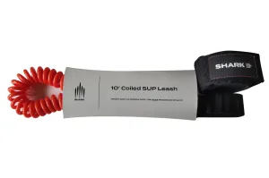 Shark SUP Coil Leash 10'