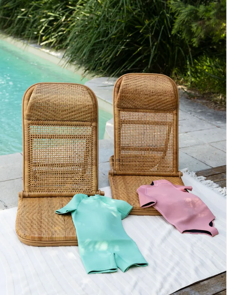 Short Sleeve Paddle Suit - Dusty Pink