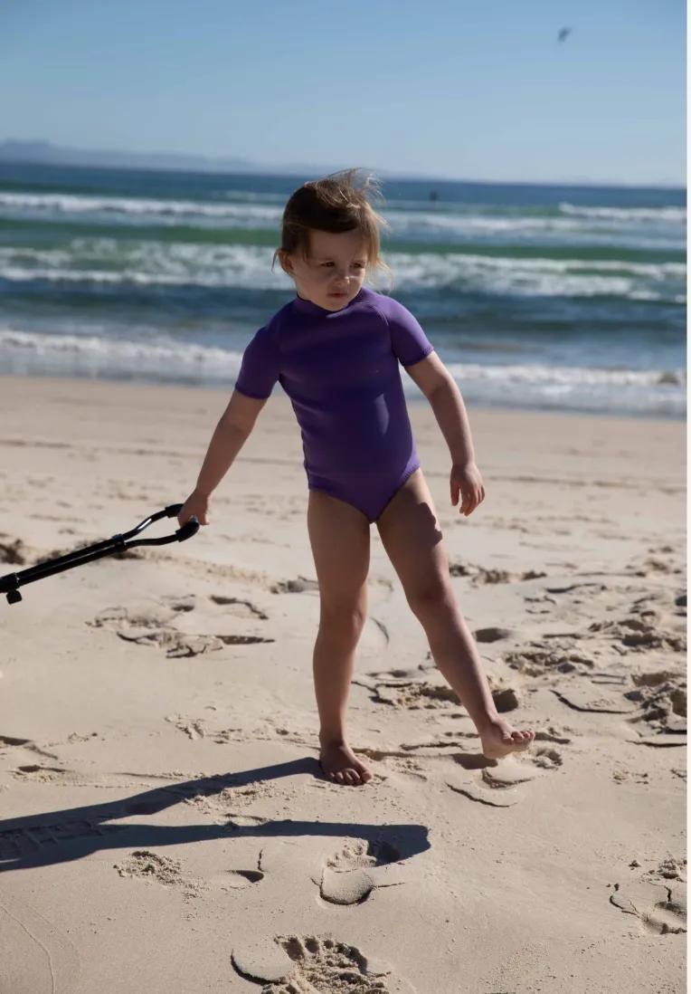Short Sleeve Paddle Suit - Violet