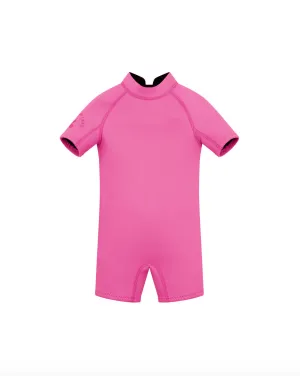 Short Sleeve Springsuit - Fuschia Pink