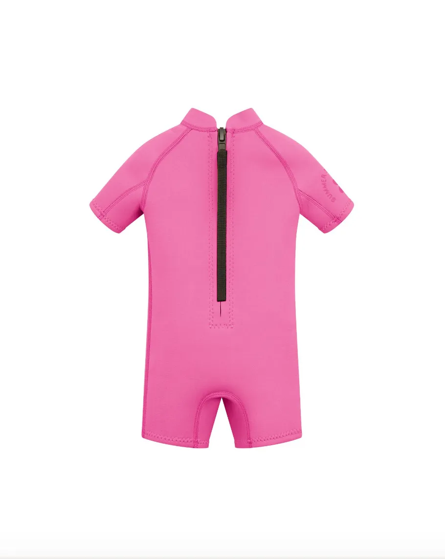 Short Sleeve Springsuit - Fuschia Pink