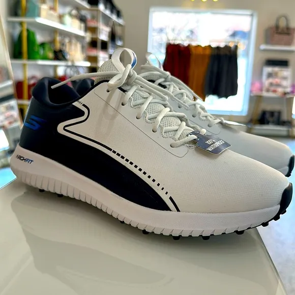 Skechers Men's Max 2 Arch Fit Waterproof Spikeless Golf Shoe Size 8.5 Mens