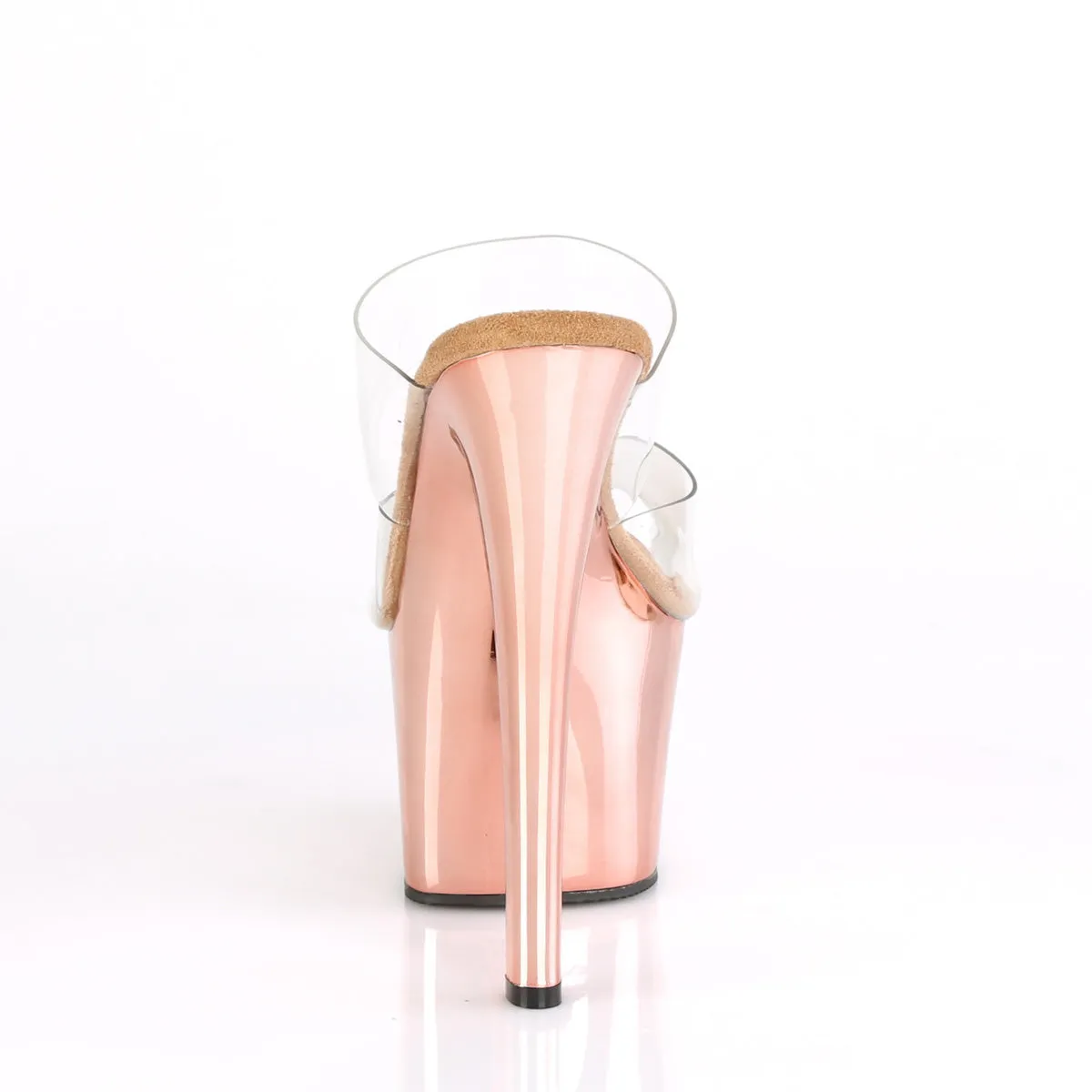 SKY-302  Clear/Rose Gold Chrome