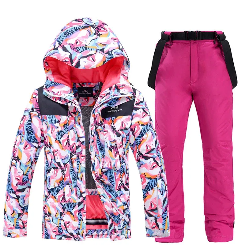 Snowboarding Jacket Pants Set