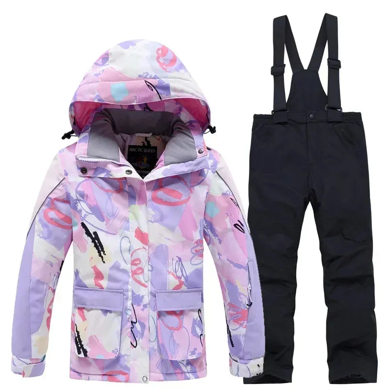 Snowboarding Kids Jacket and Pants