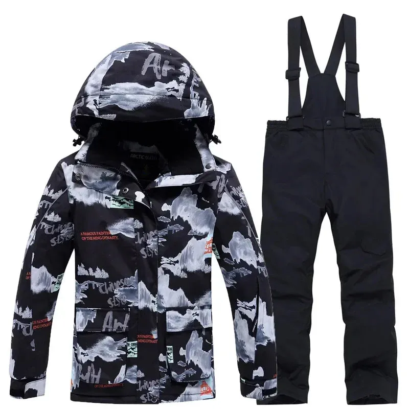 Snowboarding Kids Jacket and Pants