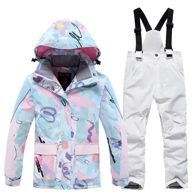 Snowboarding Kids Jacket and Pants