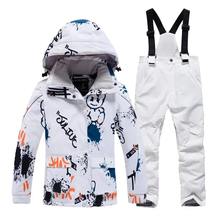 Snowboarding Kids Jacket and Pants