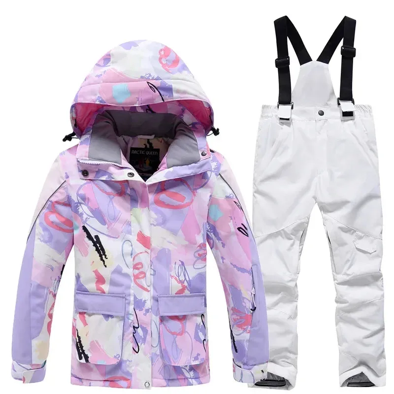 Snowboarding Kids Jacket and Pants
