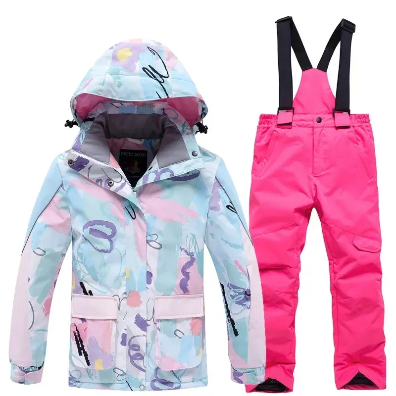 Snowboarding Kids Jacket and Pants