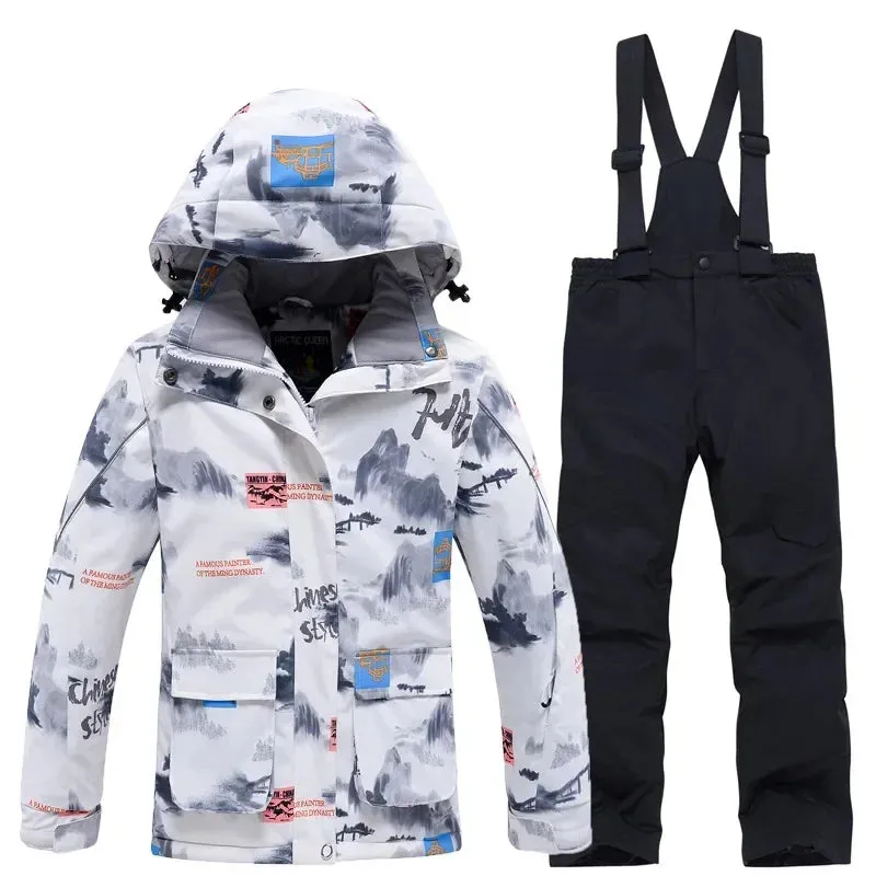 Snowboarding Kids Jacket and Pants