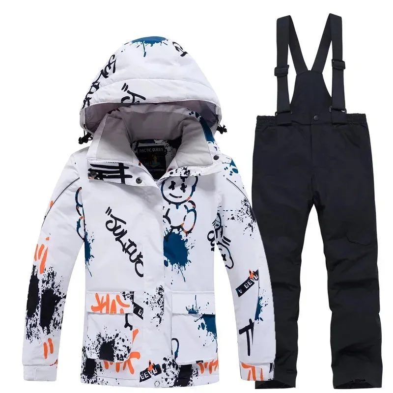 Snowboarding Kids Jacket and Pants