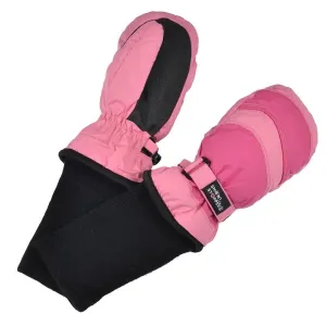 SnowStoppers Original Extended Cuff Mittens (Coral Pink/Fuchsia)