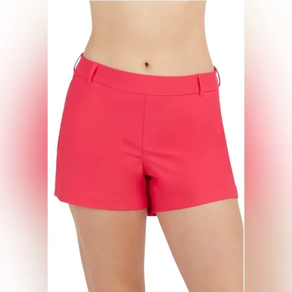 SPANX Sunshine Short 6&quot; Hibiscus Pink Boat Beach Swim Trunks Shorts Large Nwt