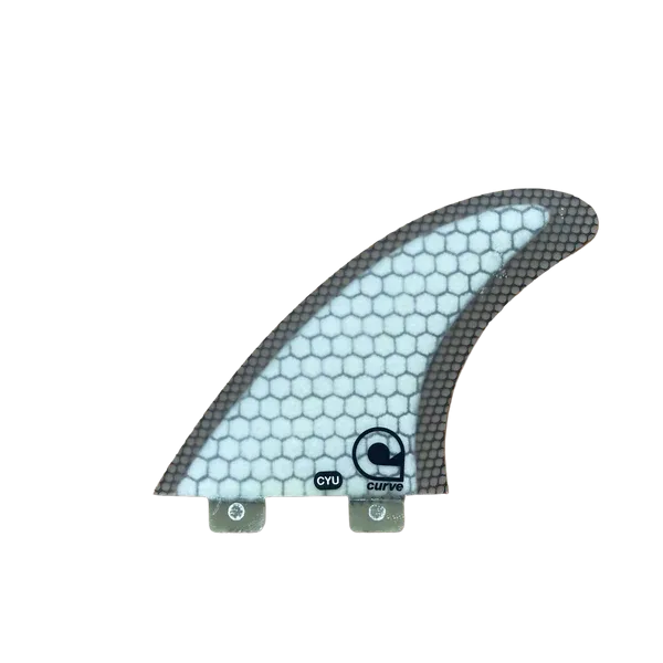 Surfboard-Fins YU - Dual Tab Thruster - CARBON MESH