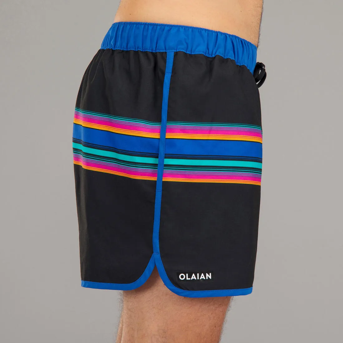 Surfing Short Boardshorts 100 - SUNSTRIPE