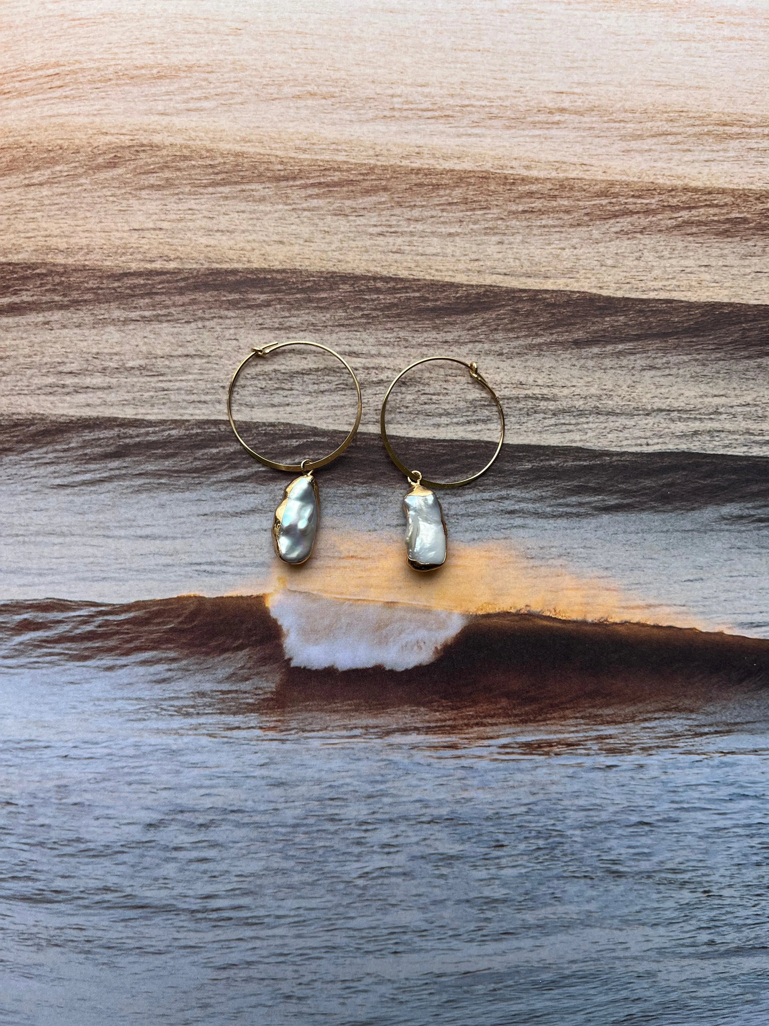 Surfing the Waves Earrings