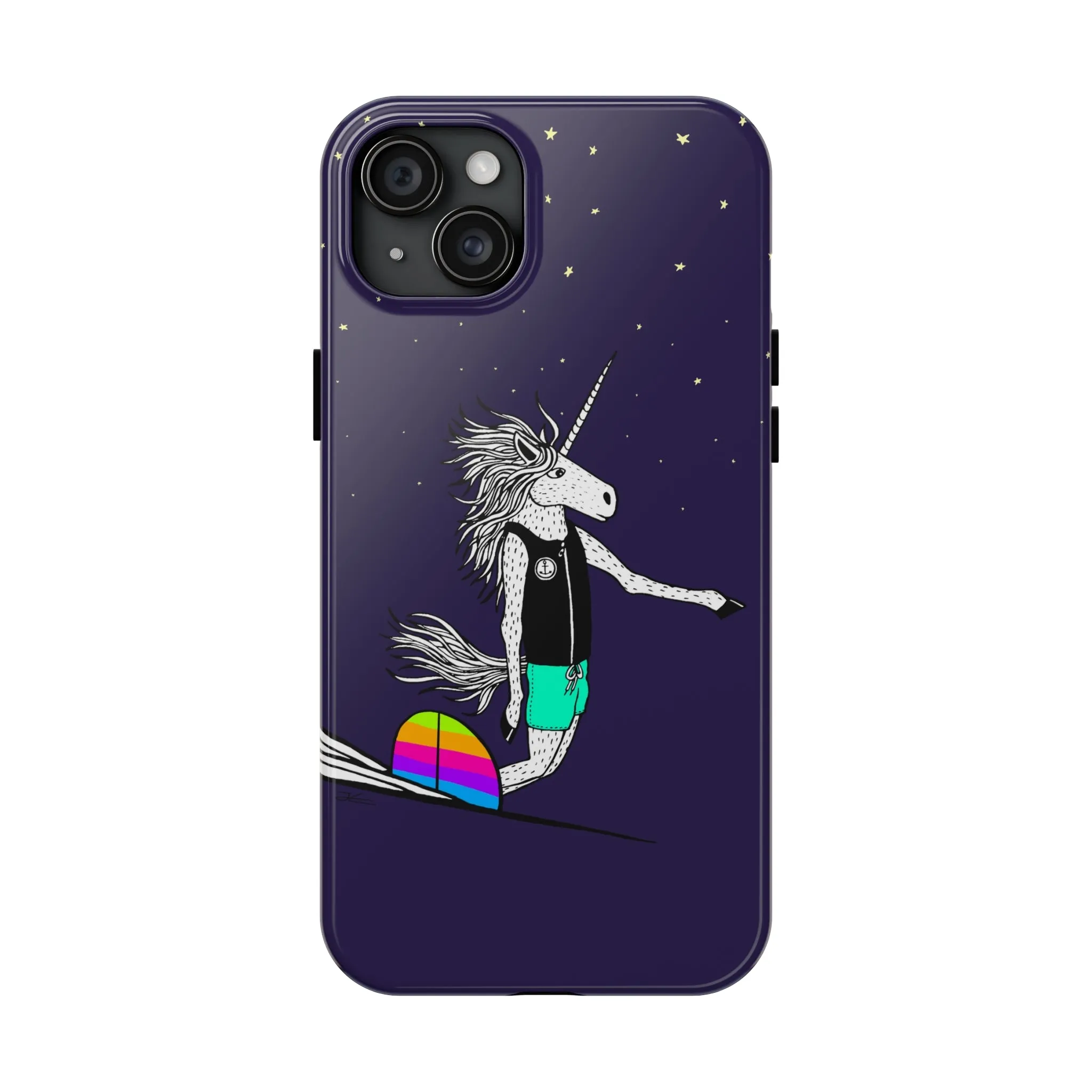 Surfing Unicorn Tough Phone Case
