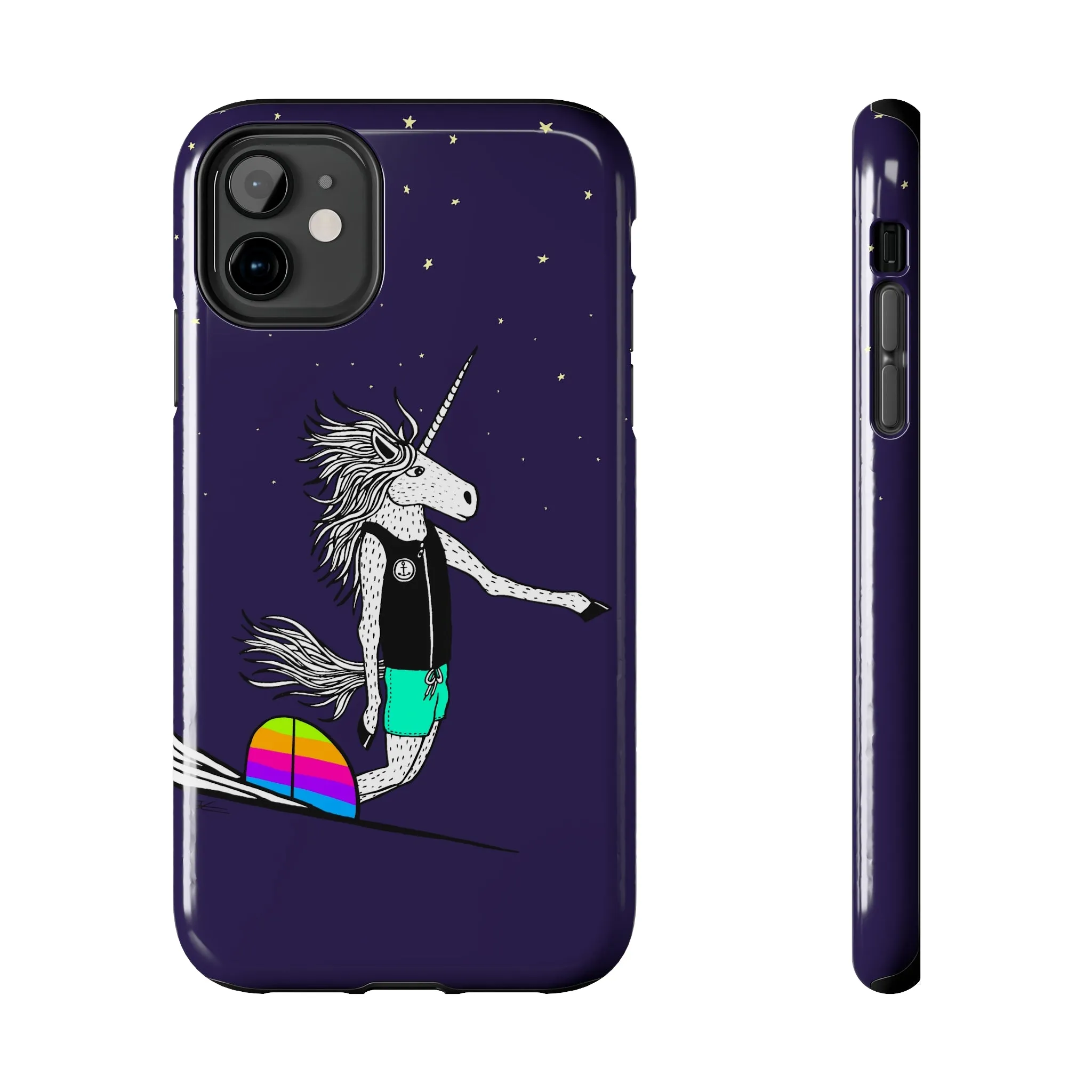 Surfing Unicorn Tough Phone Case
