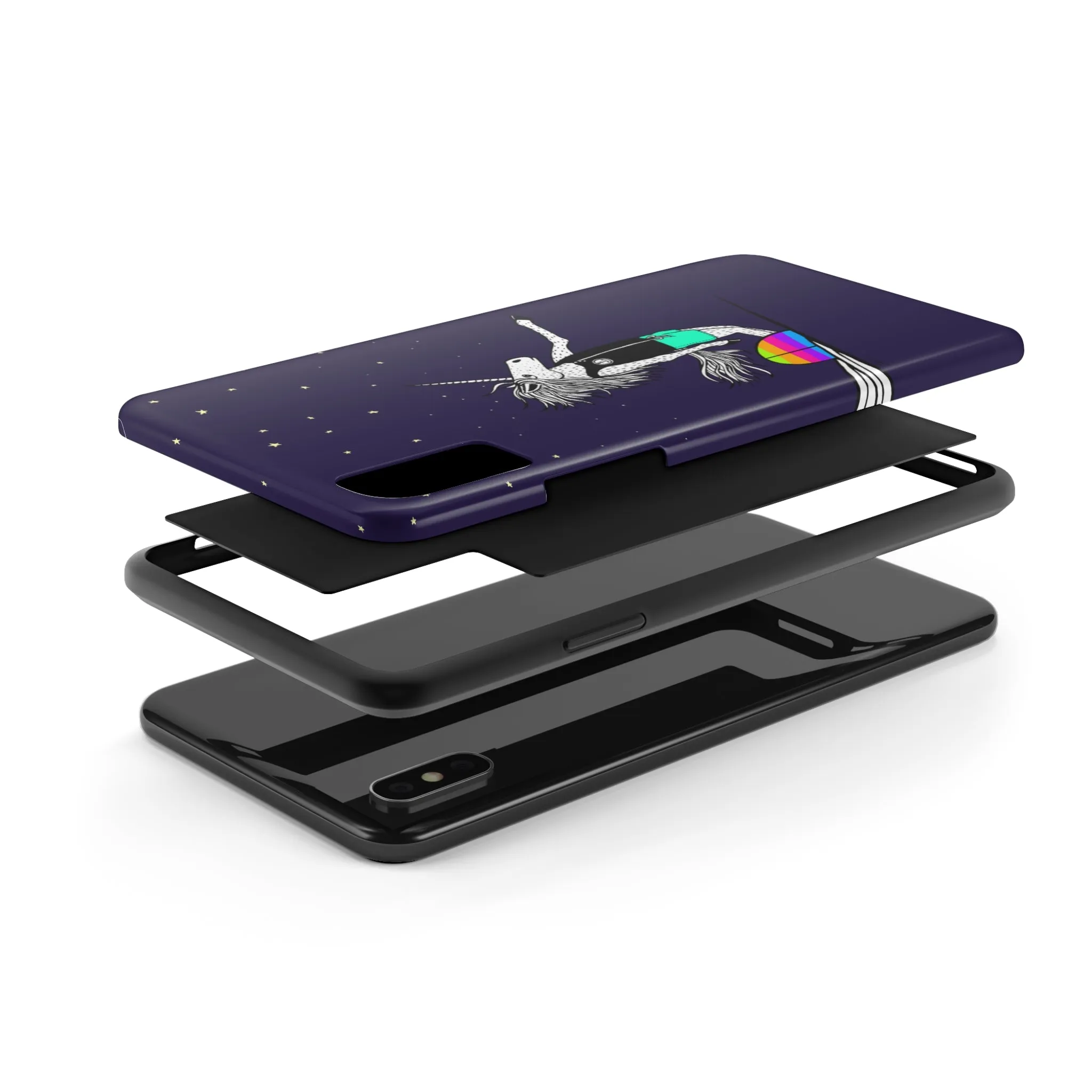 Surfing Unicorn Tough Phone Case