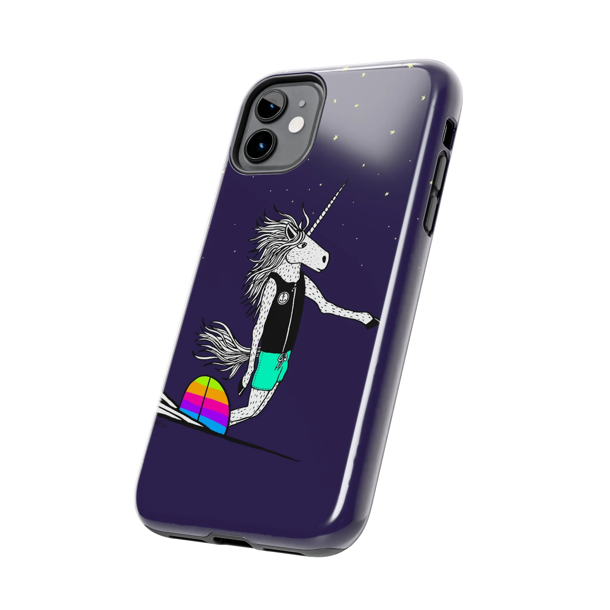 Surfing Unicorn Tough Phone Case