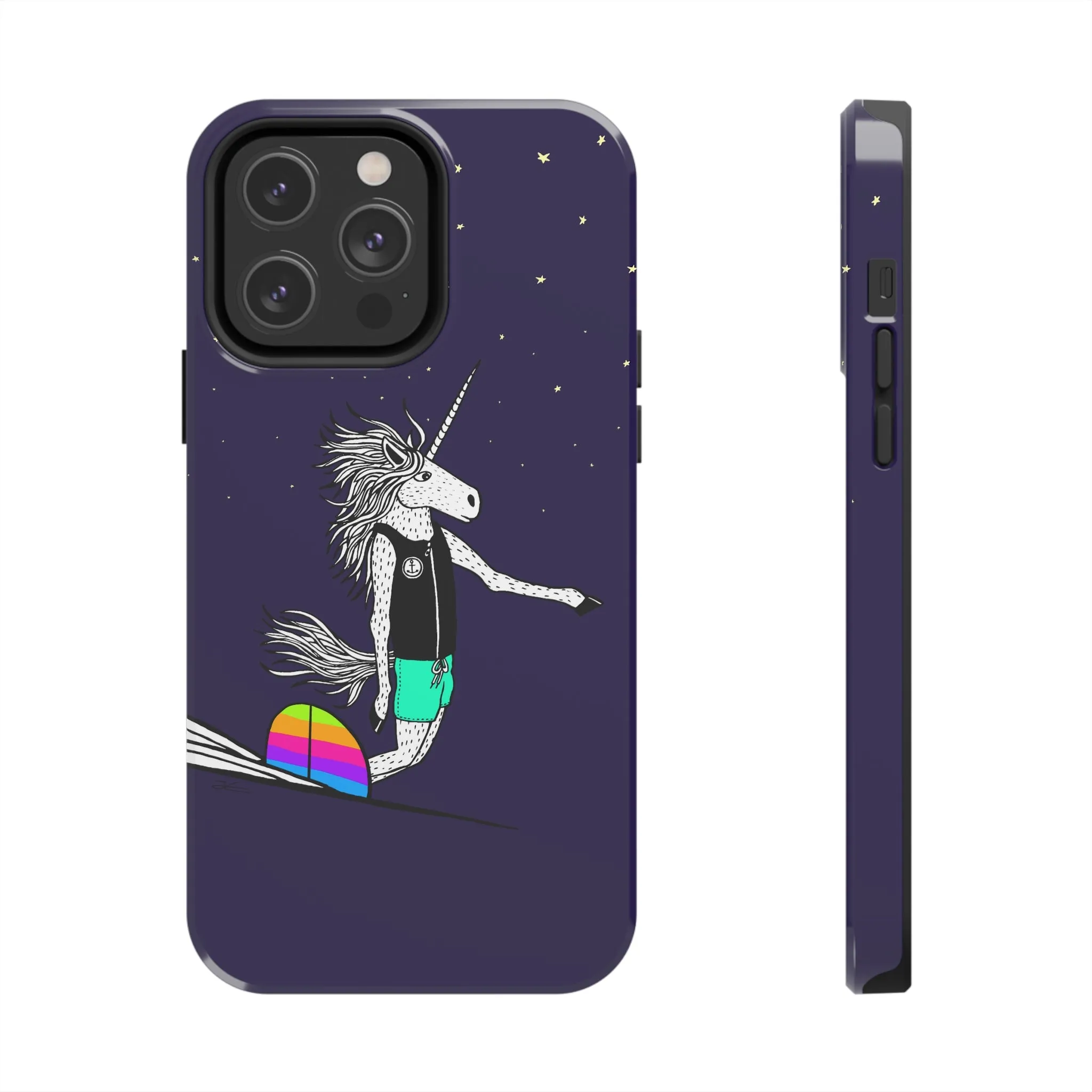 Surfing Unicorn Tough Phone Case