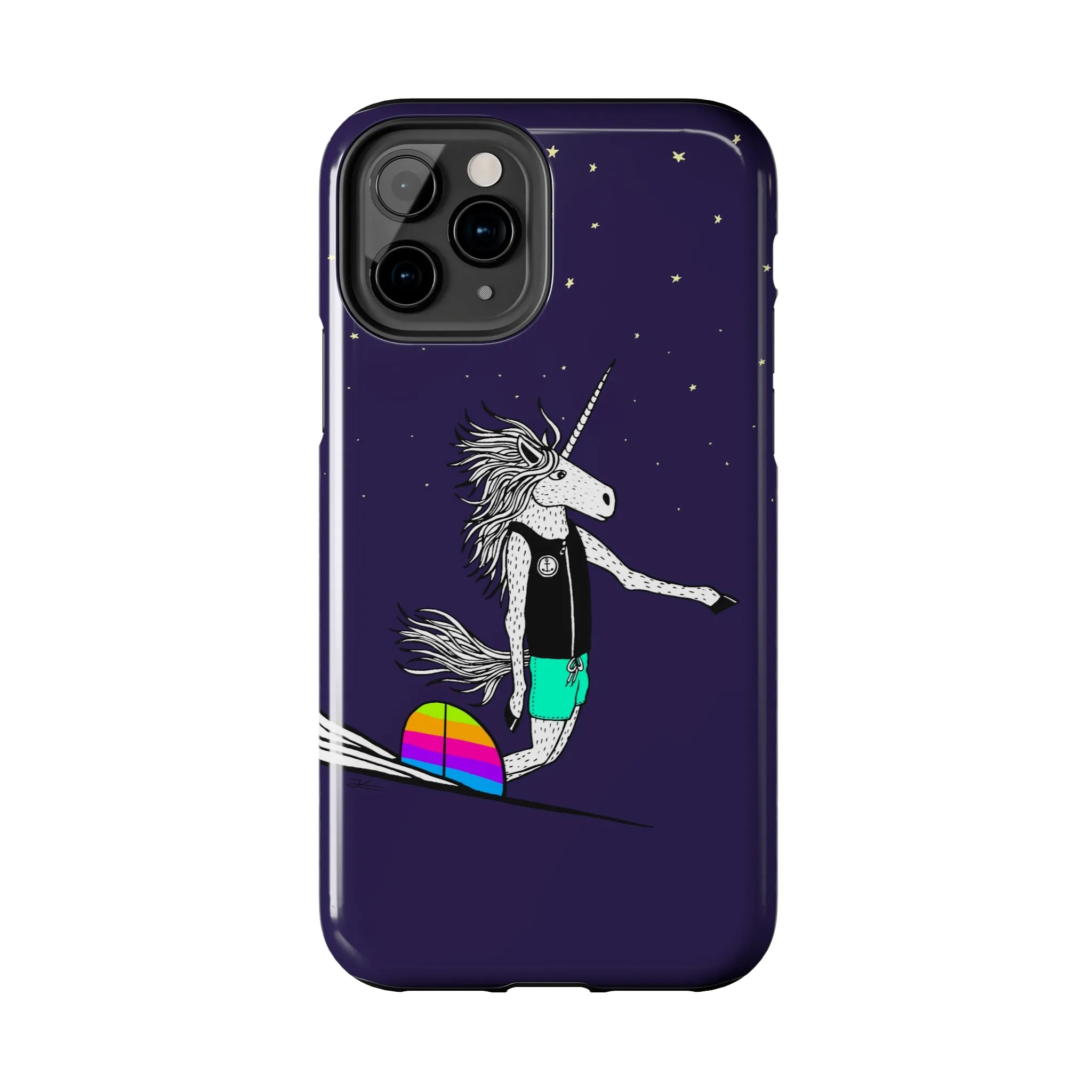 Surfing Unicorn Tough Phone Case