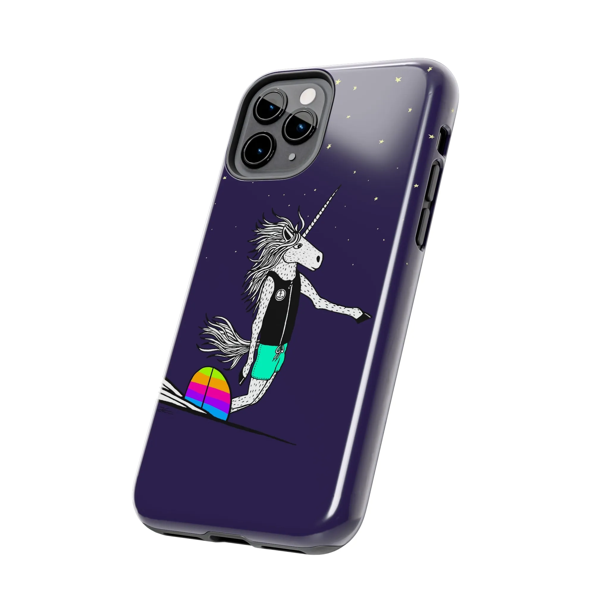 Surfing Unicorn Tough Phone Case