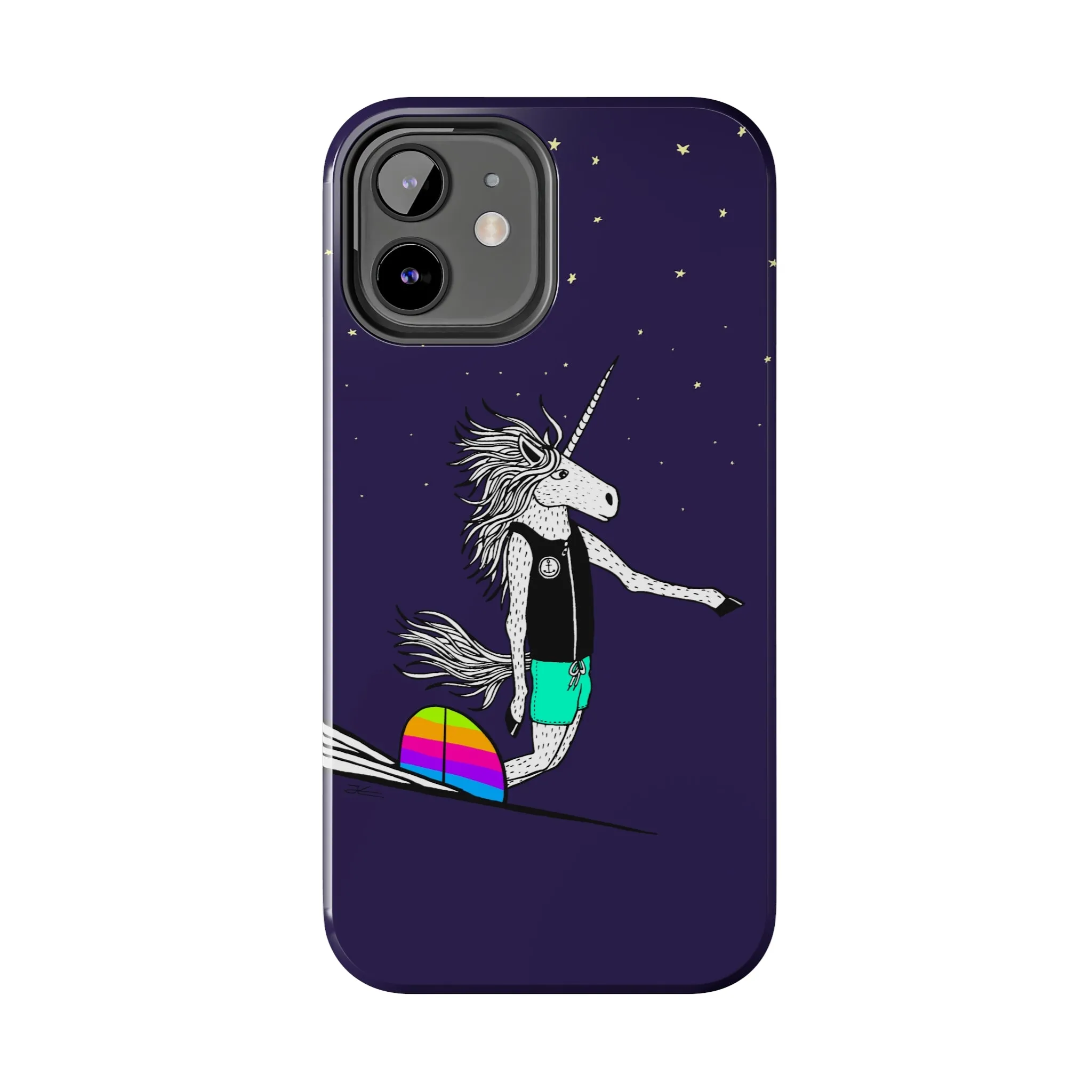 Surfing Unicorn Tough Phone Case