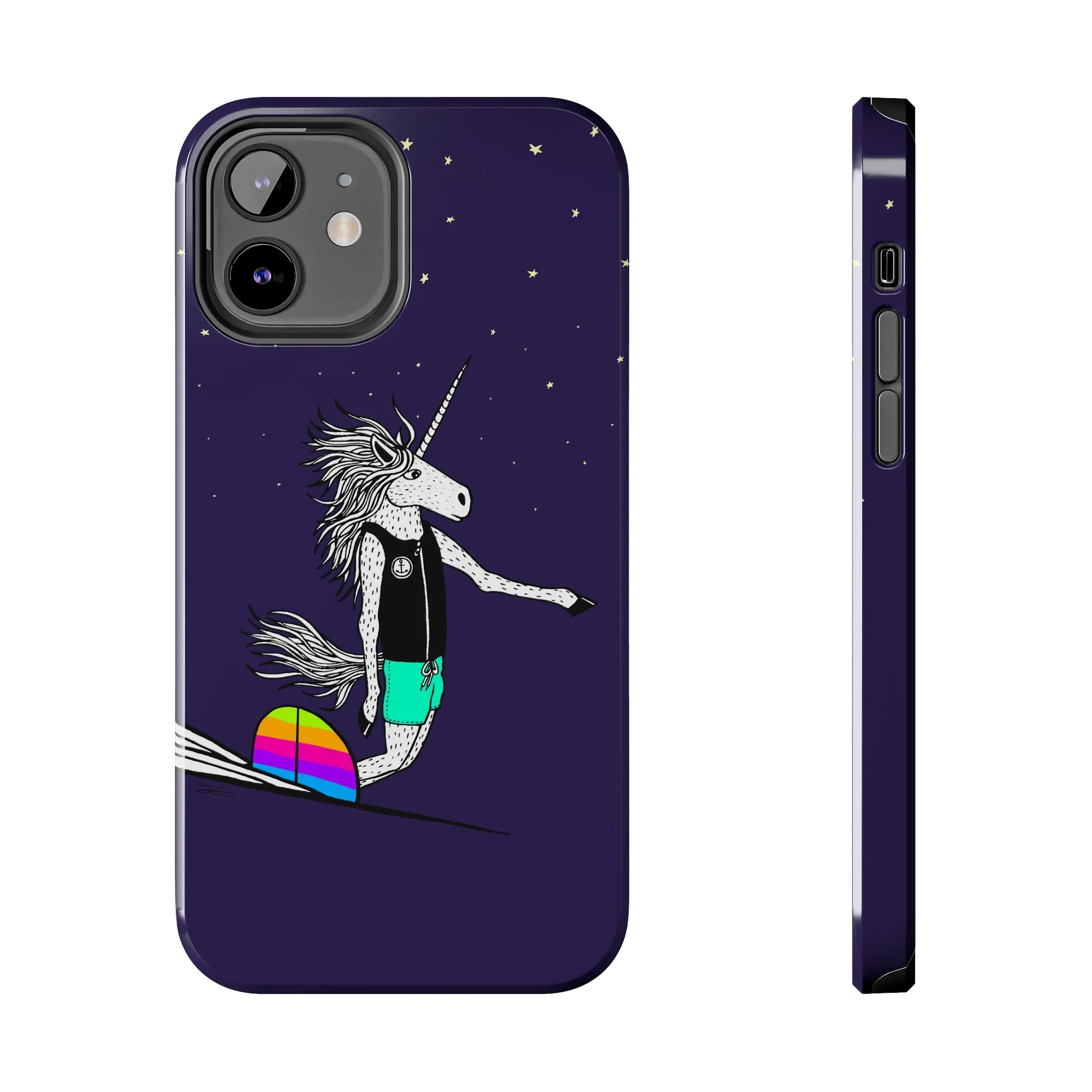 Surfing Unicorn Tough Phone Case