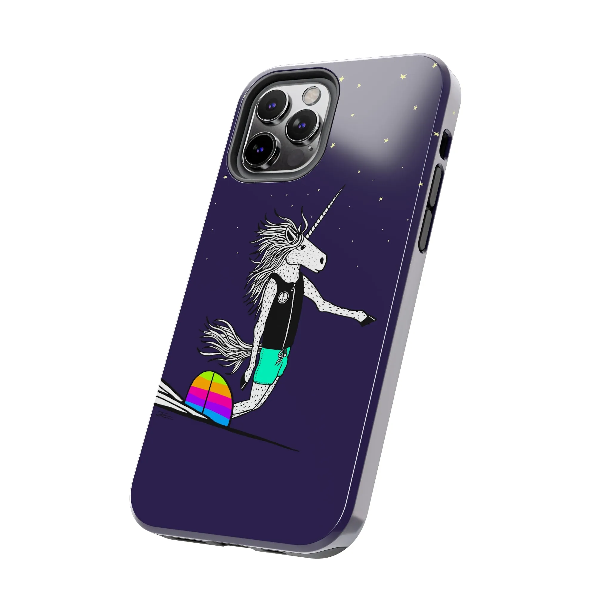 Surfing Unicorn Tough Phone Case