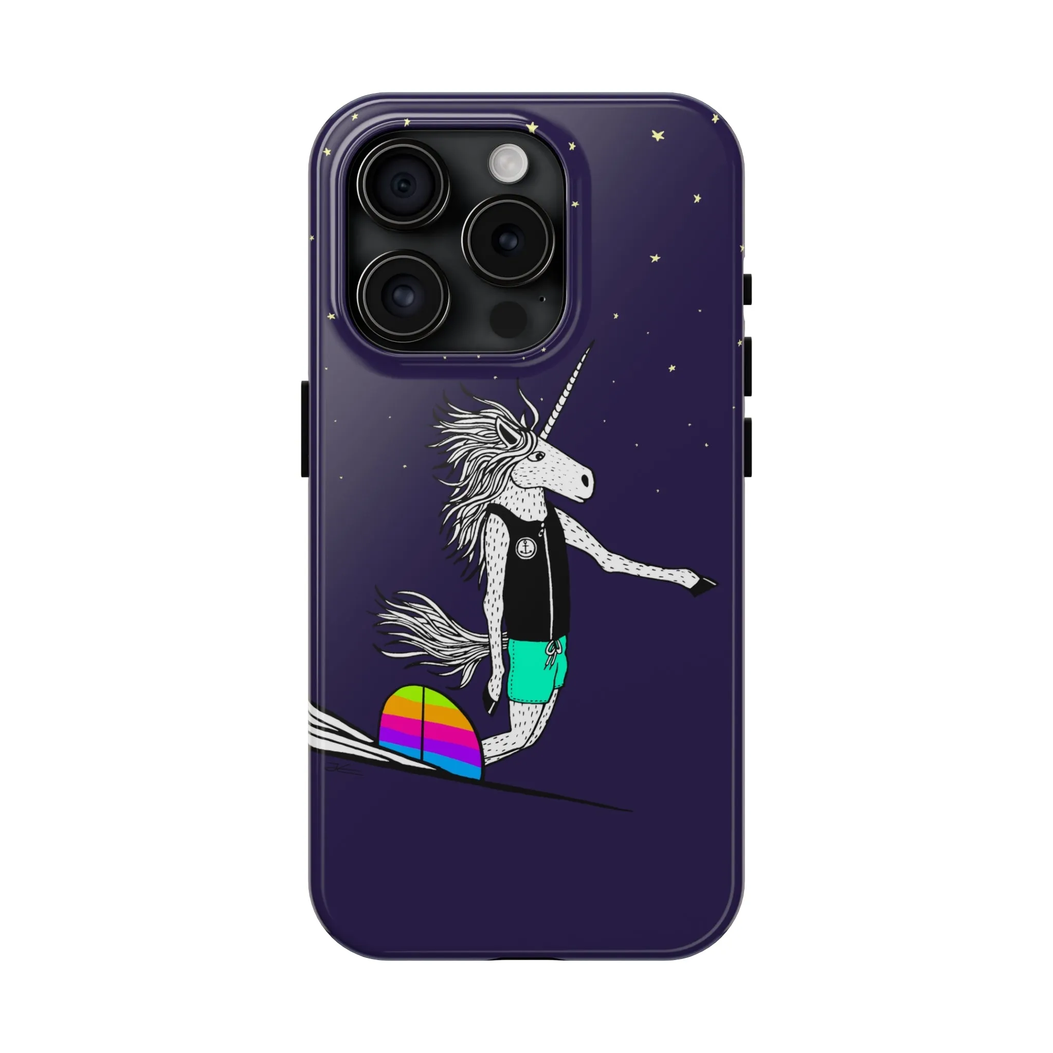 Surfing Unicorn Tough Phone Case