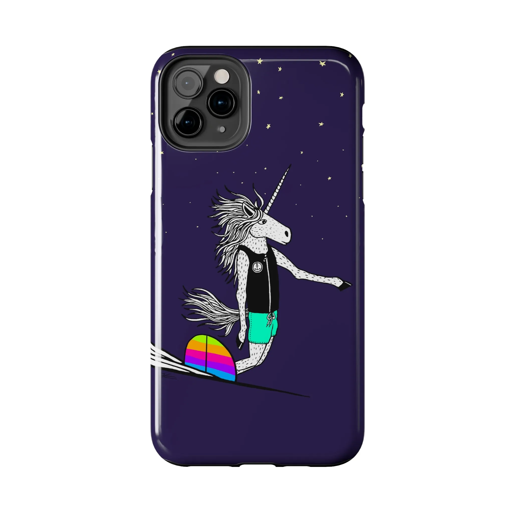 Surfing Unicorn Tough Phone Case