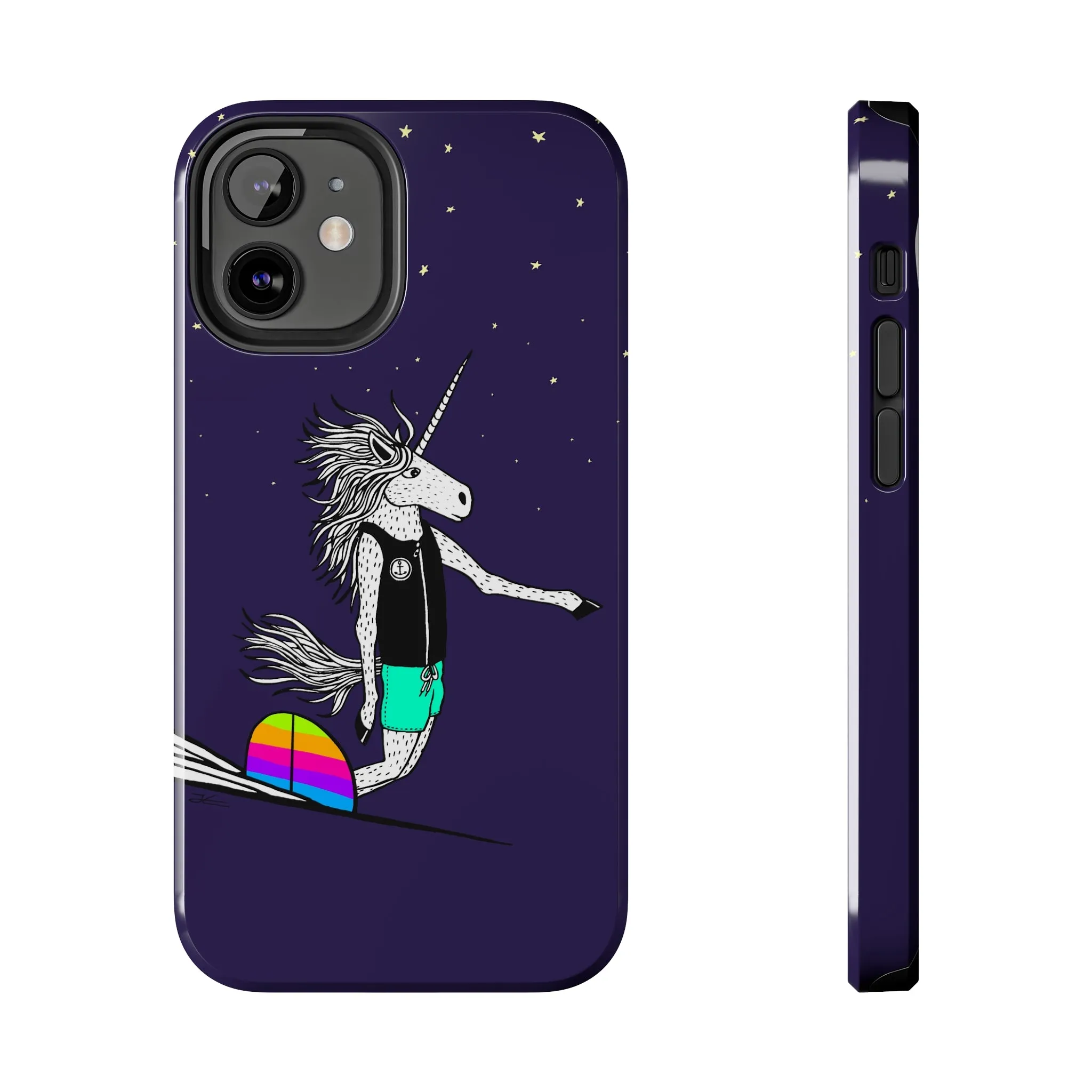 Surfing Unicorn Tough Phone Case