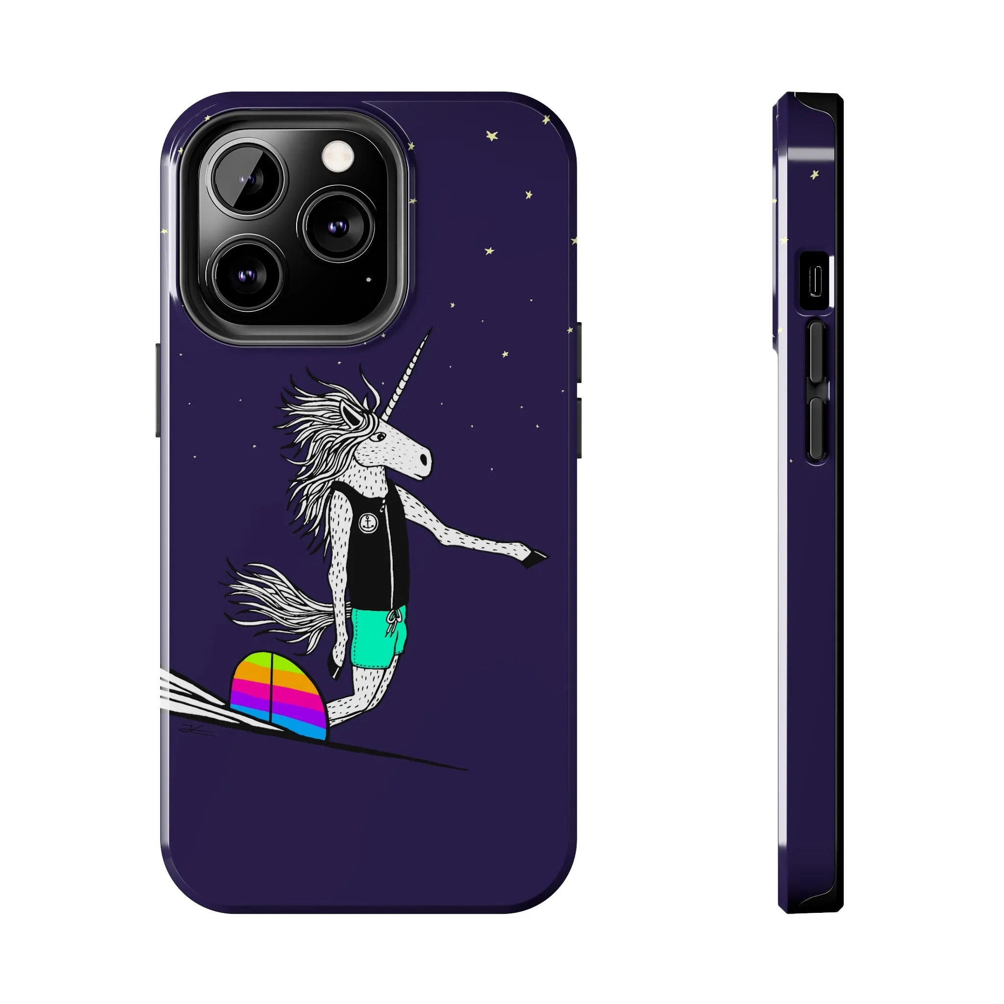 Surfing Unicorn Tough Phone Case