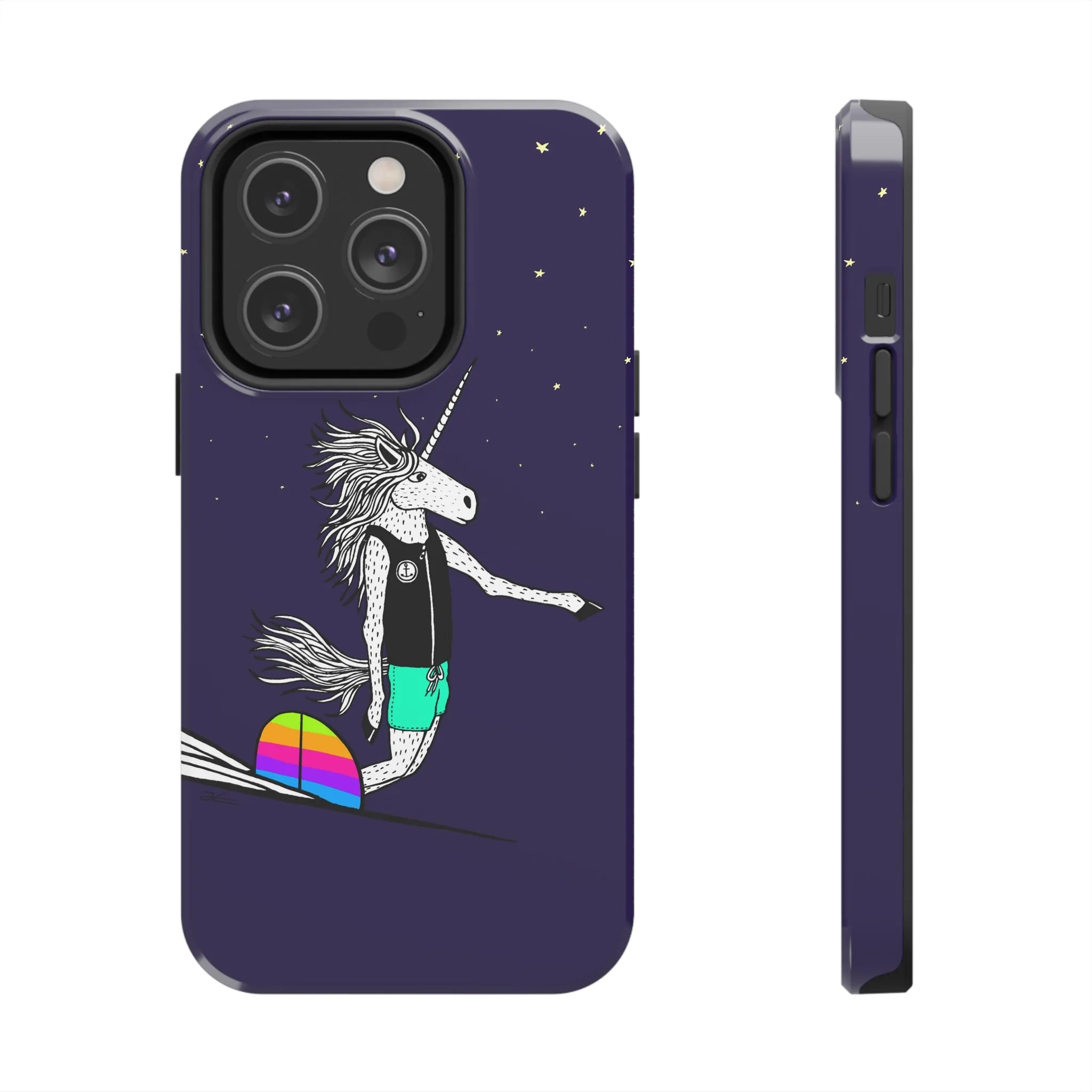 Surfing Unicorn Tough Phone Case