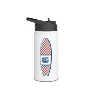 The Citadel, Surfing, Stainless Steel Water Bottle, Standard Lid