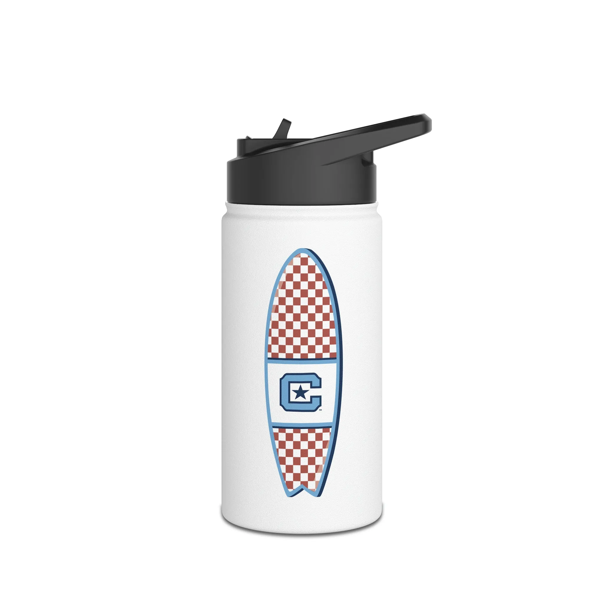 The Citadel, Surfing, Stainless Steel Water Bottle, Standard Lid