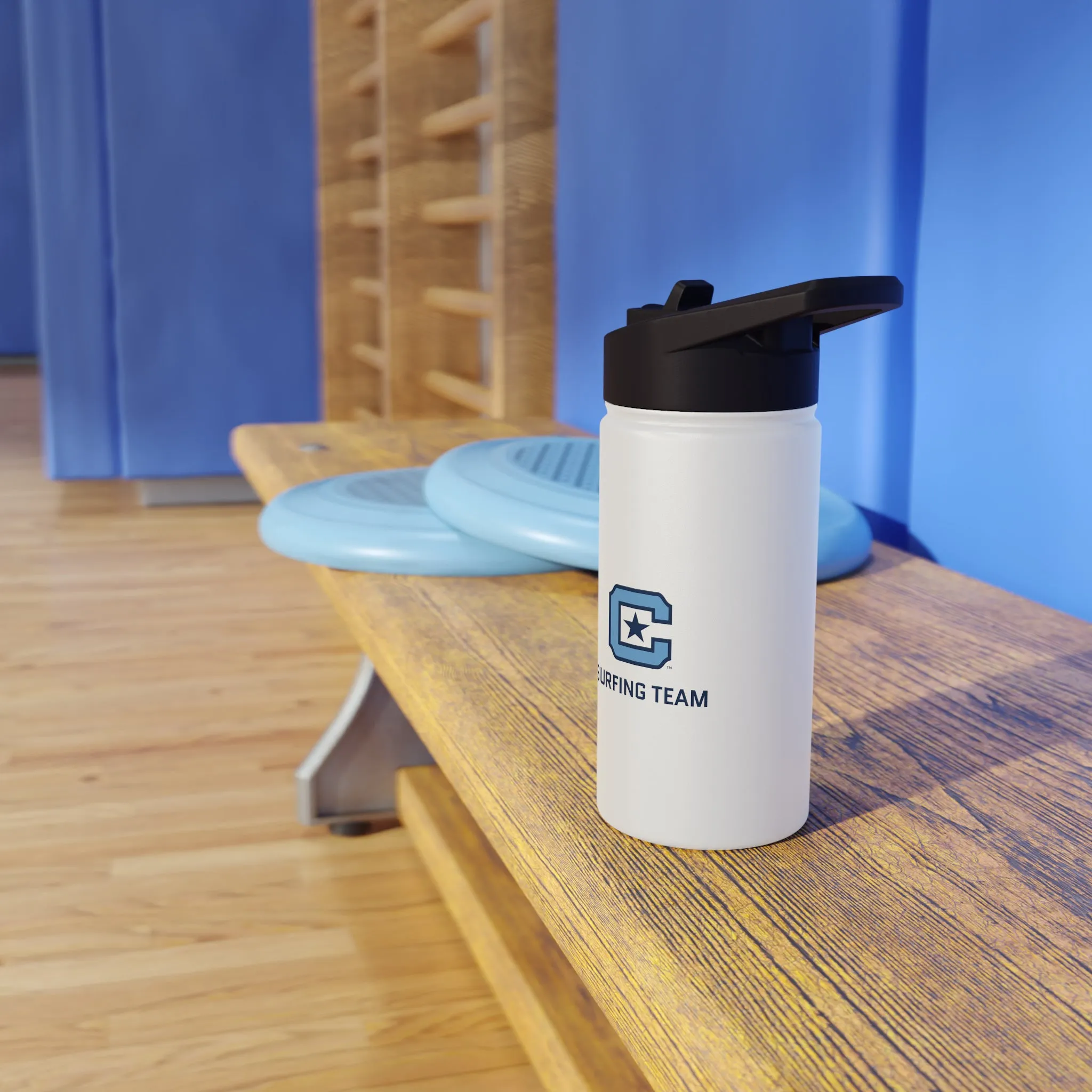 The Citadel, Surfing Team, Stainless Steel Water Bottle, Standard Lid