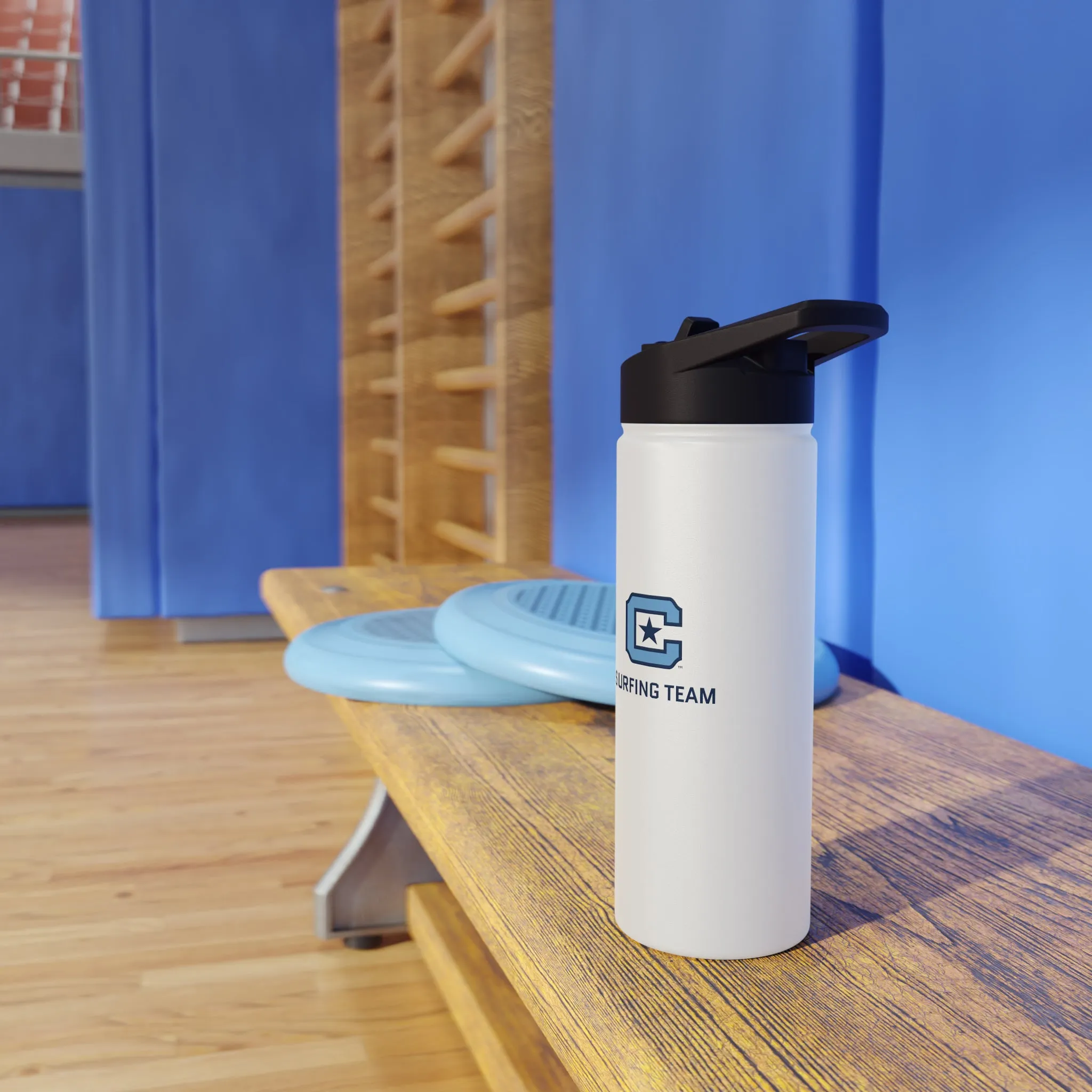 The Citadel, Surfing Team, Stainless Steel Water Bottle, Standard Lid
