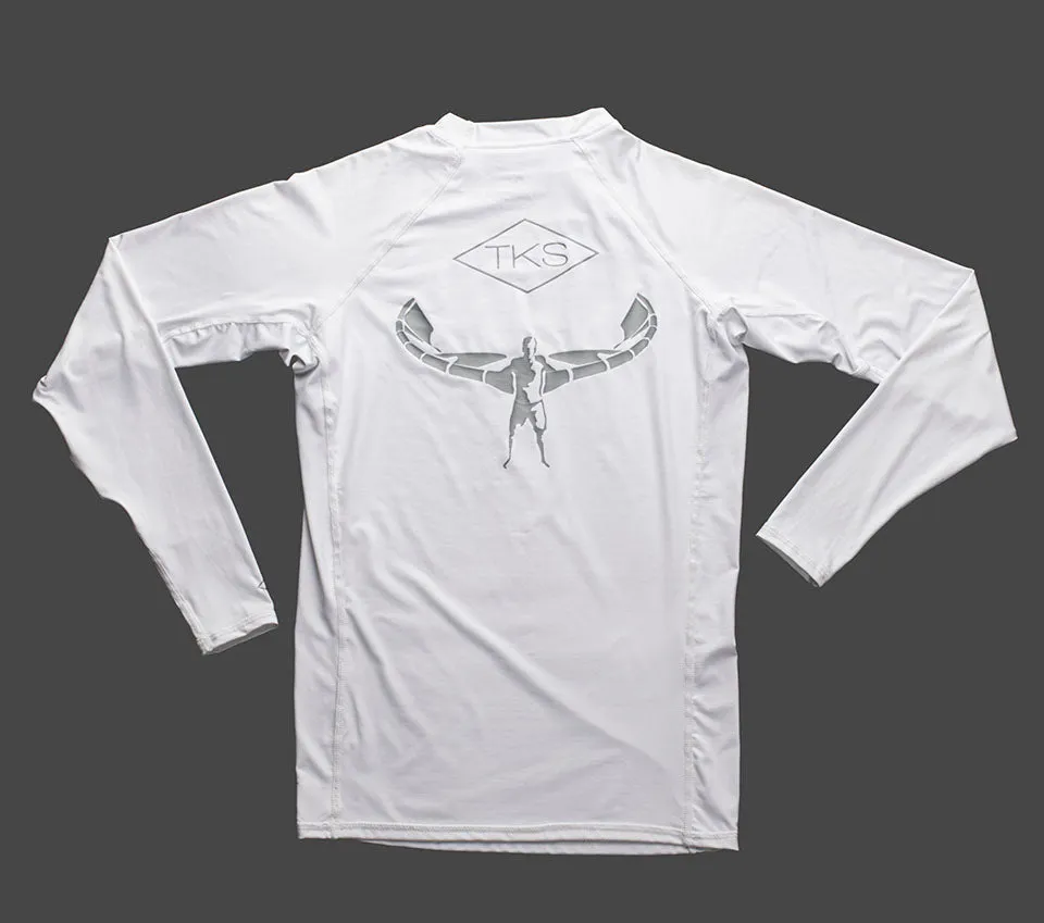 TKS Surf Rashguard - White LS