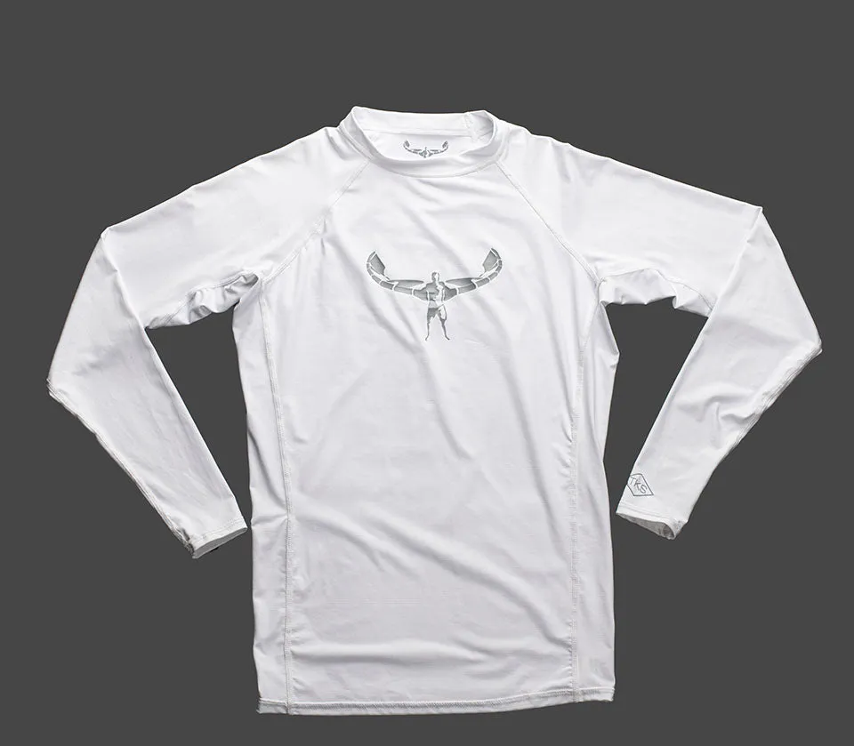 TKS Surf Rashguard - White LS
