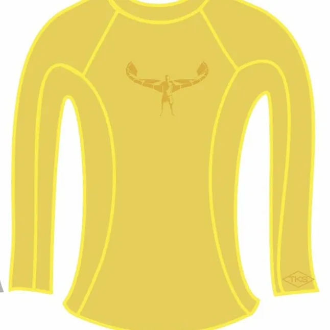 TKS WOMEN’S SUNSHIRT YELLOW UV 50
