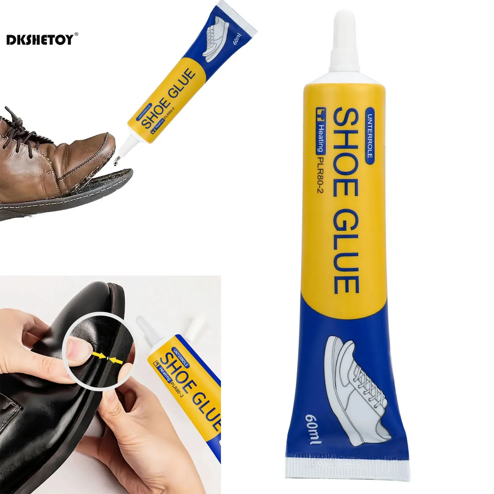 Universal DIY 60ml Waterproof Super Strong Shoe Glues for Sneakers & Leather (2pcs)