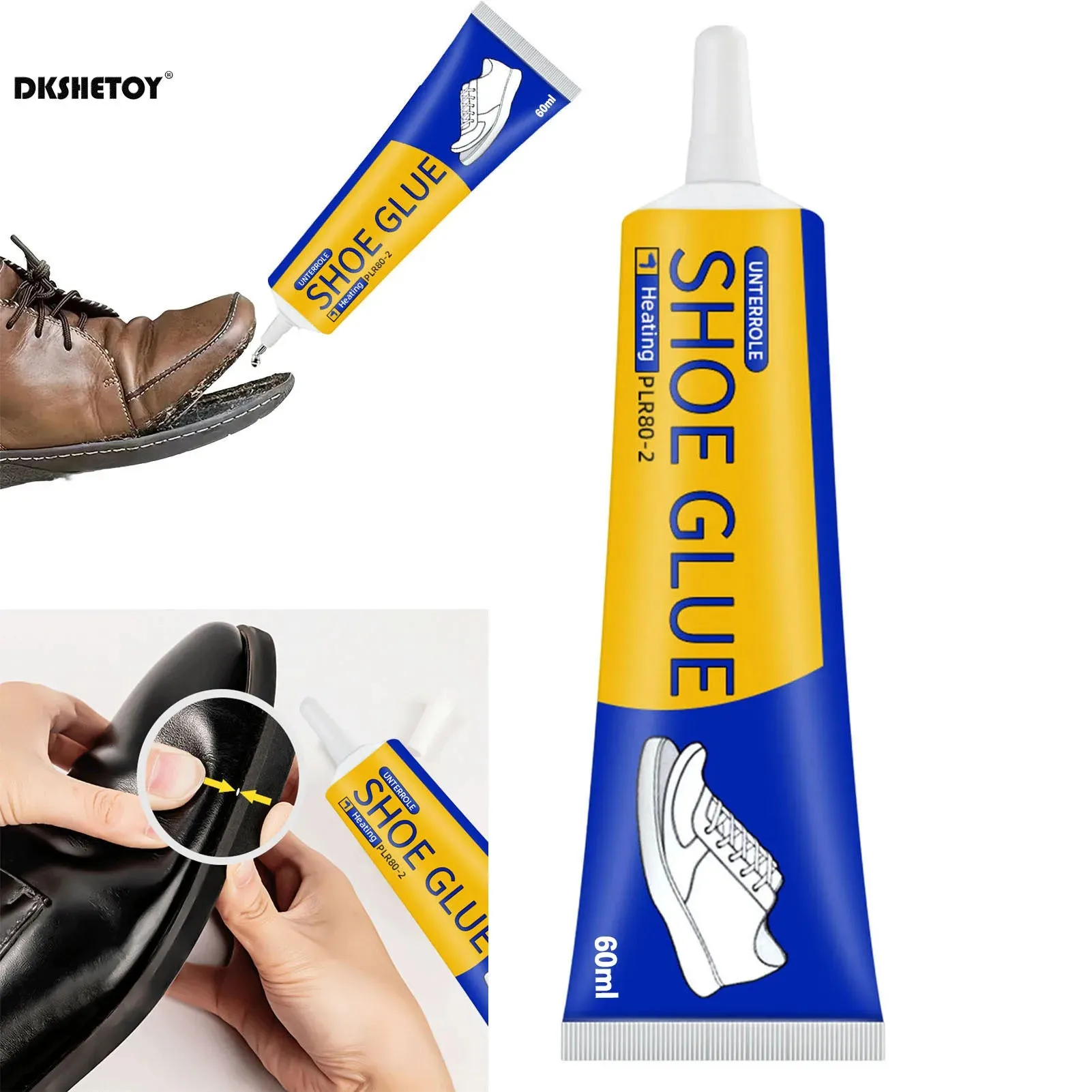 Universal DIY 60ml Waterproof Super Strong Shoe Glues for Sneakers & Leather (2pcs)