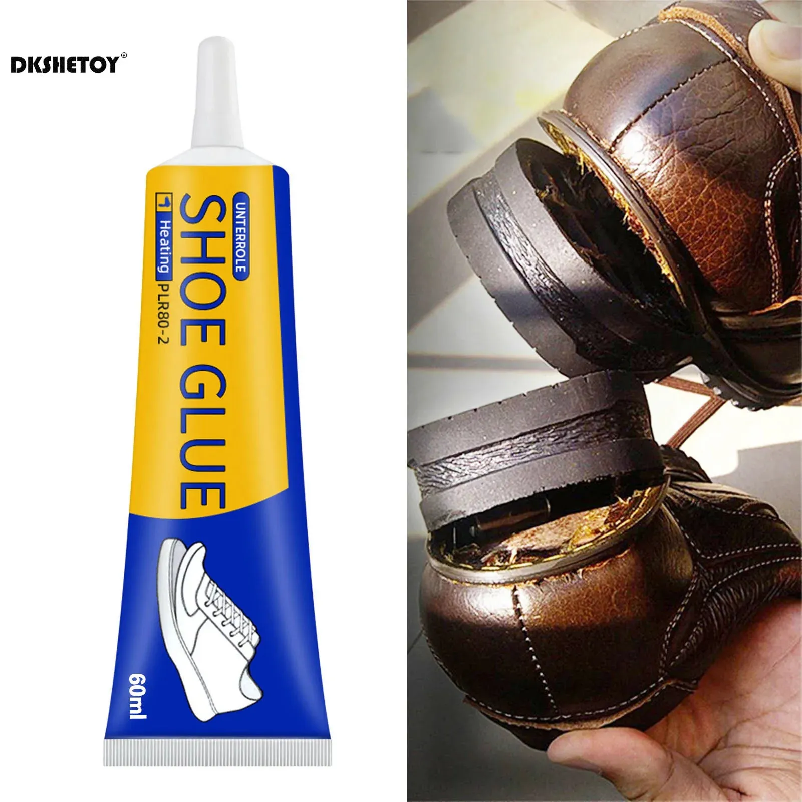Universal DIY 60ml Waterproof Super Strong Shoe Glues for Sneakers & Leather (2pcs)