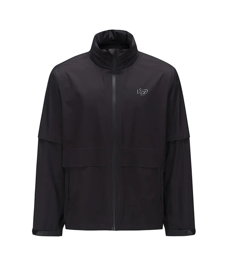 Vice Golf Atelier Men Detachable Rain JK - Black