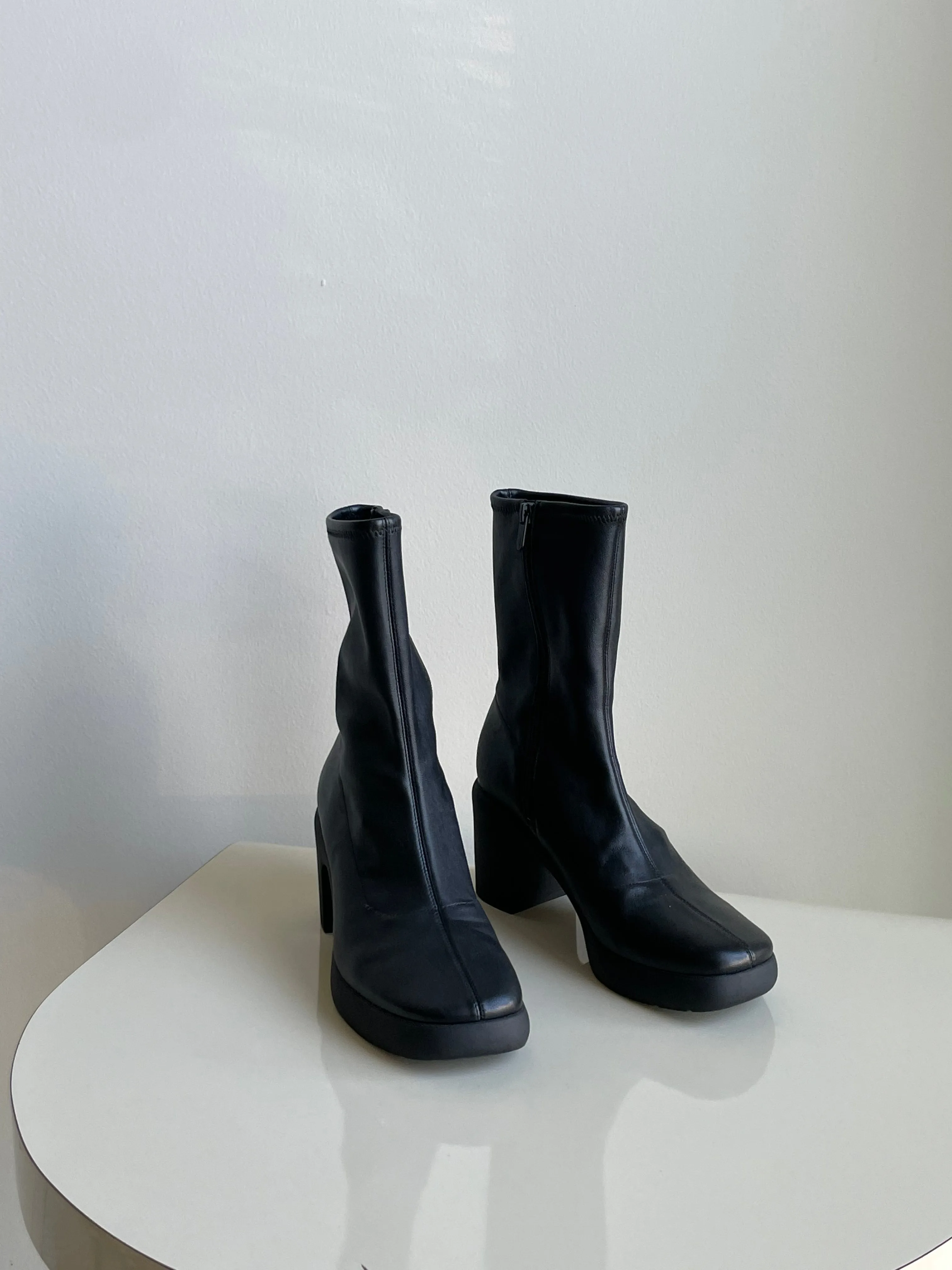 Vince leather sock boot
