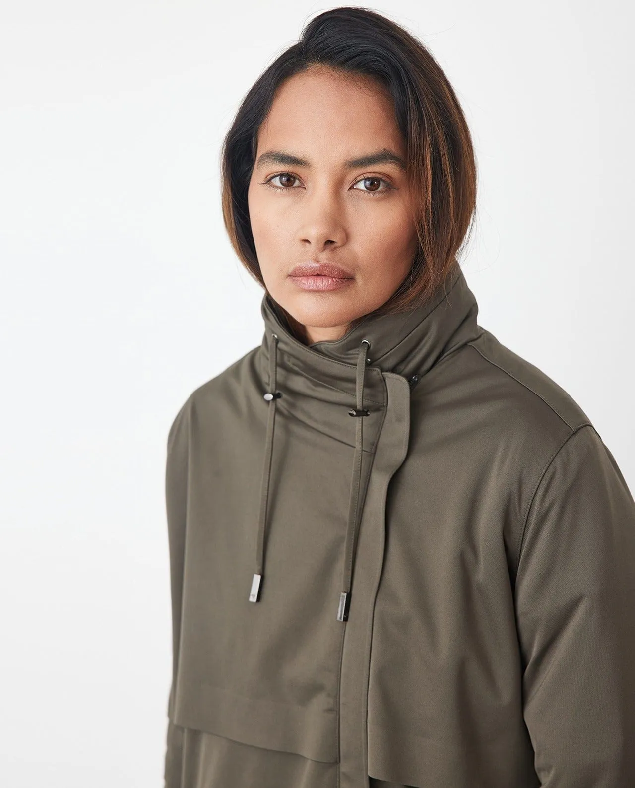 Waterproof City Walker Dark Jacket | Olive